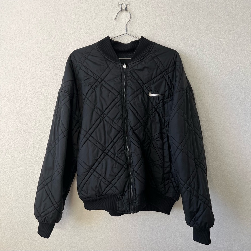 Preowned Vintage 1990s Nike Reversible Bomber Jacket Size Large
